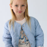 Chaqueta Reversible Celeste Flores Mayoral Niña