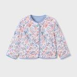 Chaqueta Reversible Celeste Flores Mayoral Niña