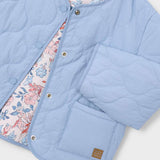 Chaqueta Reversible Celeste Flores Mayoral Niña
