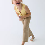 Pantalón Sarga Wide Leg Beige Mayoral Niña