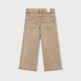 Pantalón Sarga Wide Leg Beige Mayoral Niña