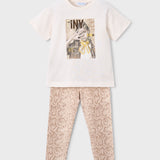 Conjunto Leggings Estampado Mayoral Niña