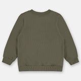 Polerón Infantil Algodón Verde Oliva