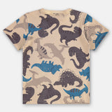 Polera Niño Dinosaurios - Verde y Azul