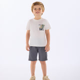 Conjunto Niño Adventure Days Blanco y Gris