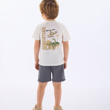 Conjunto Niño Adventure Days Blanco y Gris