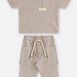 Conjunto Bebé Minimalista Arena con Bolsillos