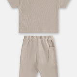 Conjunto Bebé Minimalista Arena con Bolsillos