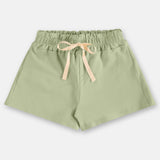 Conjunto Niña Blusa Volados y Short – Rosa y Verde