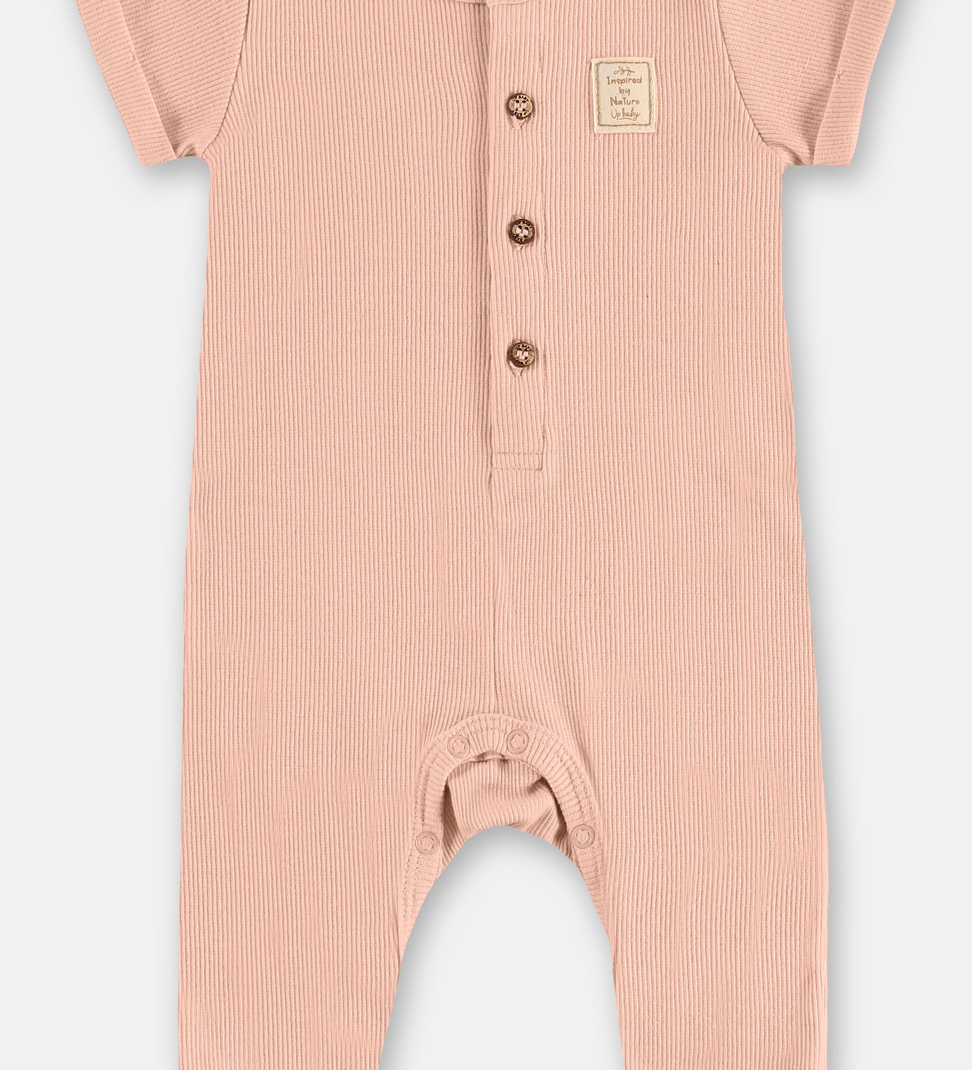 Enterito Unisex de Algodón – Blanco, Rosado y Verde (0 a 18 meses)
