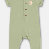 Enterito Unisex de Algodón – Blanco, Rosado y Verde (0 a 18 meses)