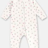 Pijama Enterito Cerezas – 100% Algodón