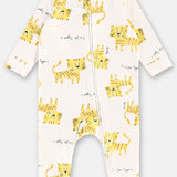 Pijama Enterito Tigres Amarillos – 100% Algodón