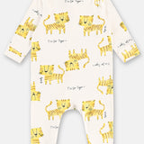 Pijama Enterito Tigres Amarillos – 100% Algodón