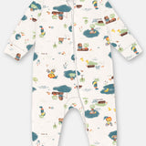 Pijama Enterito Animales del Bosque – 100% Algodón