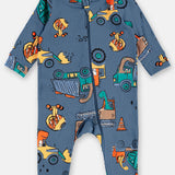 Pijama Enterito Dino Constructores – 100% Algodón