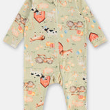 Pijama Enterito Animales de Granja – 100% Algodón