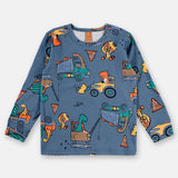 Pijama Infantil Vehículos y Dinosaurios – 100% Algodón