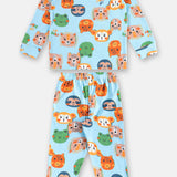 Pijama Animales del Bosque – 100% Algodón