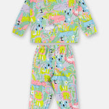 Pijama Selva Divertida – 100% Algodón (Unisex)