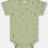 Conjunto Bebé Unisex Verde – Body y Short 100% Algodón