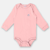Ajuar Bebé 100% Algodón Rosa– Body, Panties y Enterito