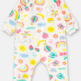 Pijama Enterito Bebé Algodón Estampado Colores