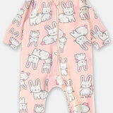 Pijama Enterito Bebé Algodón Estampado Conejitos