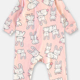Pijama Enterito Bebé Algodón Estampado Conejitos