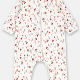 Pijama Enterito Bebé Algodón Estampado Jardín