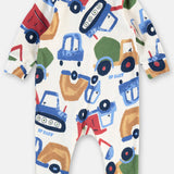Pijama Enterito Bebé Algodón Estampado Maquinaria