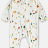 Pijama Enterito Bebé Algodón Estampado Bosque