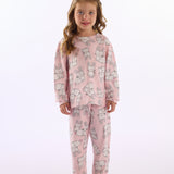 Pijama Niña 2 Piezas Algodón Estampado Conejitos