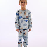 Pijama Niño 2 Piezas Algodón Estampado Dinosaurios