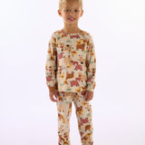 Pijama Niño 2 Piezas Algodón Estampado Granja