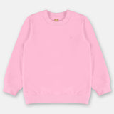 Polerón Niña Algodón Básico Rosado