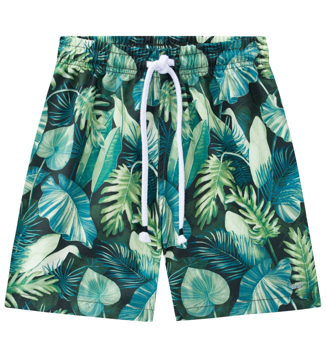 Short de baño tropical niño