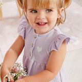 Vestido Waffle con Cubrepañal