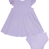Vestido Waffle con Cubrepañal