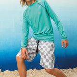 Short Traje de Baño Cuadrille Gris