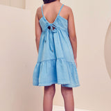 Vestido Ligero Denim Con Tirantes