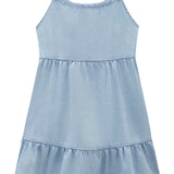 Vestido Ligero Denim Con Tirantes