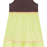 Vestido Smock Amarillo Neón