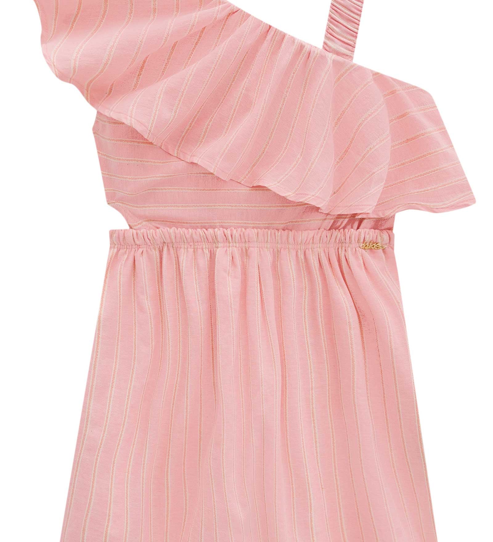 Vestido Asimétrico con Volantes
