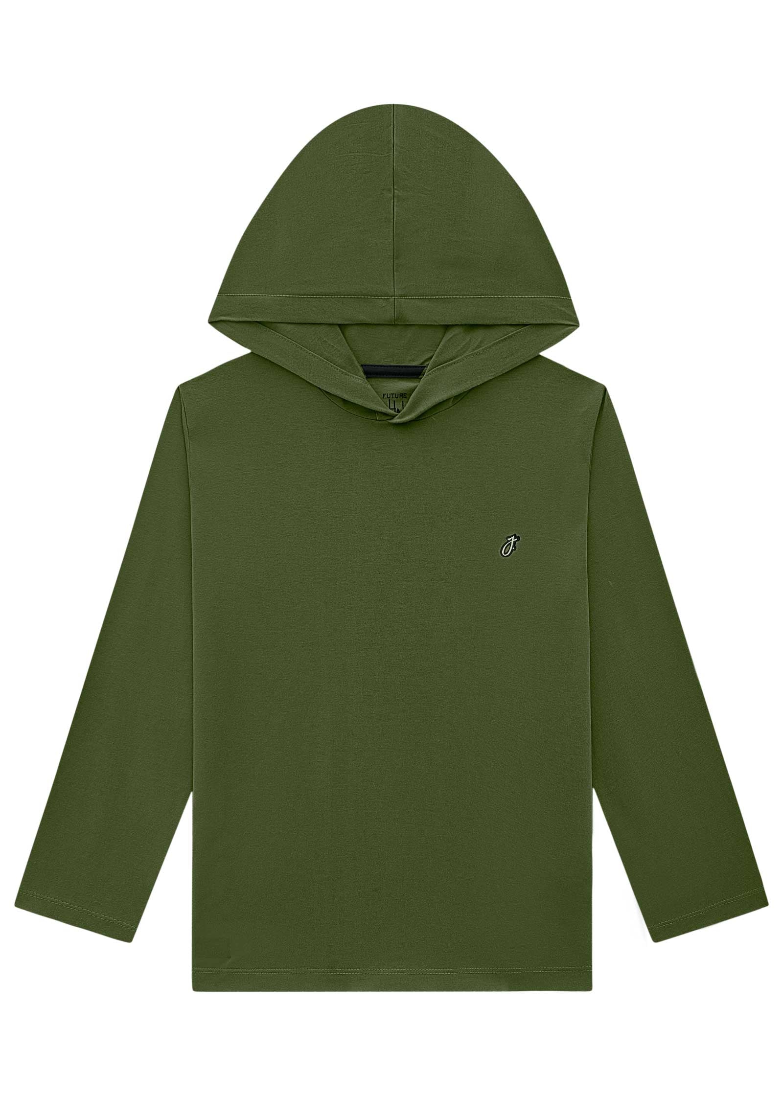 Polera Manga Larga con Gorro