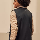 Chaqueta sin mangas con interior chiporro