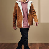 Chaqueta interior corderito