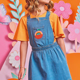 Vestido Espalda Arcoíris y Polera