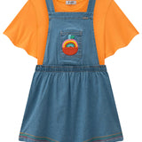 Vestido Espalda Arcoíris y Polera
