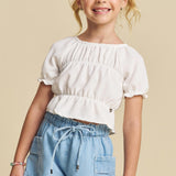 Polera Blanca Niña
